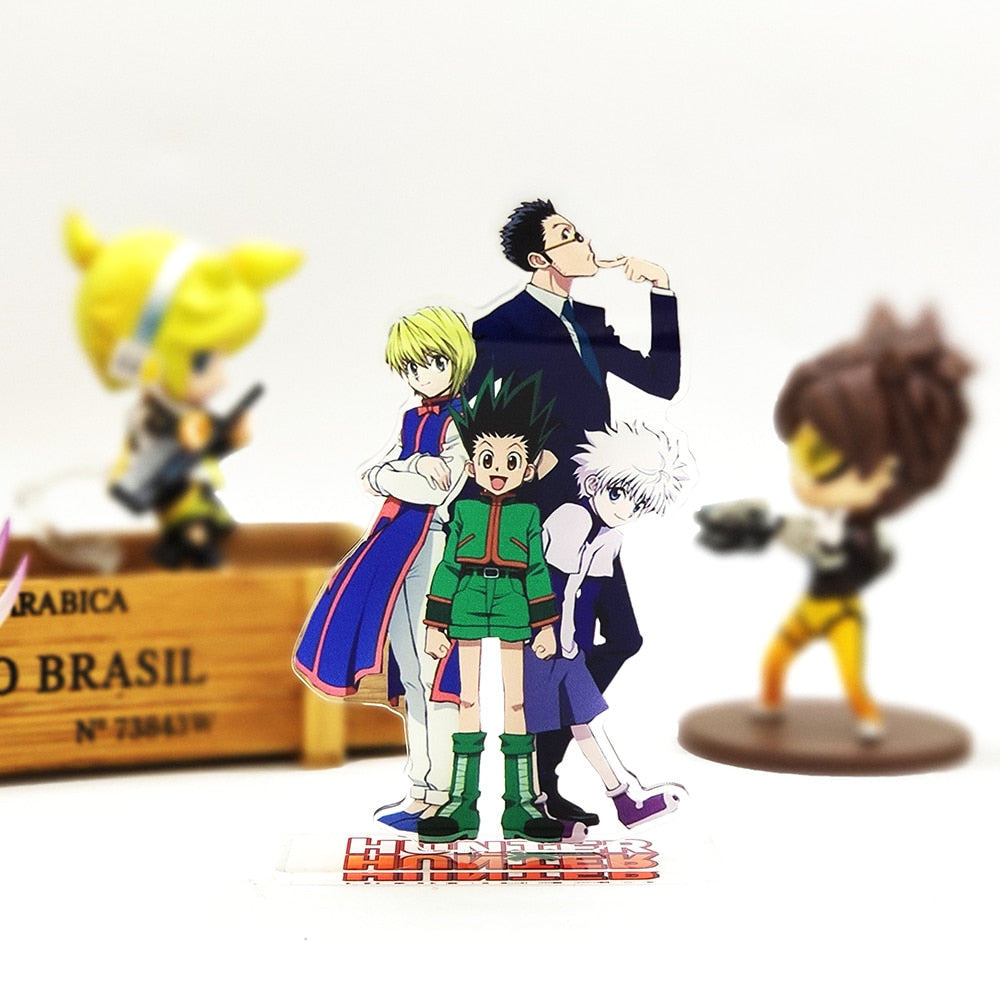 HUNTER HUNTER Gon Killua Kurapika Leorio acrylic standee figurines desk decoration cake topper