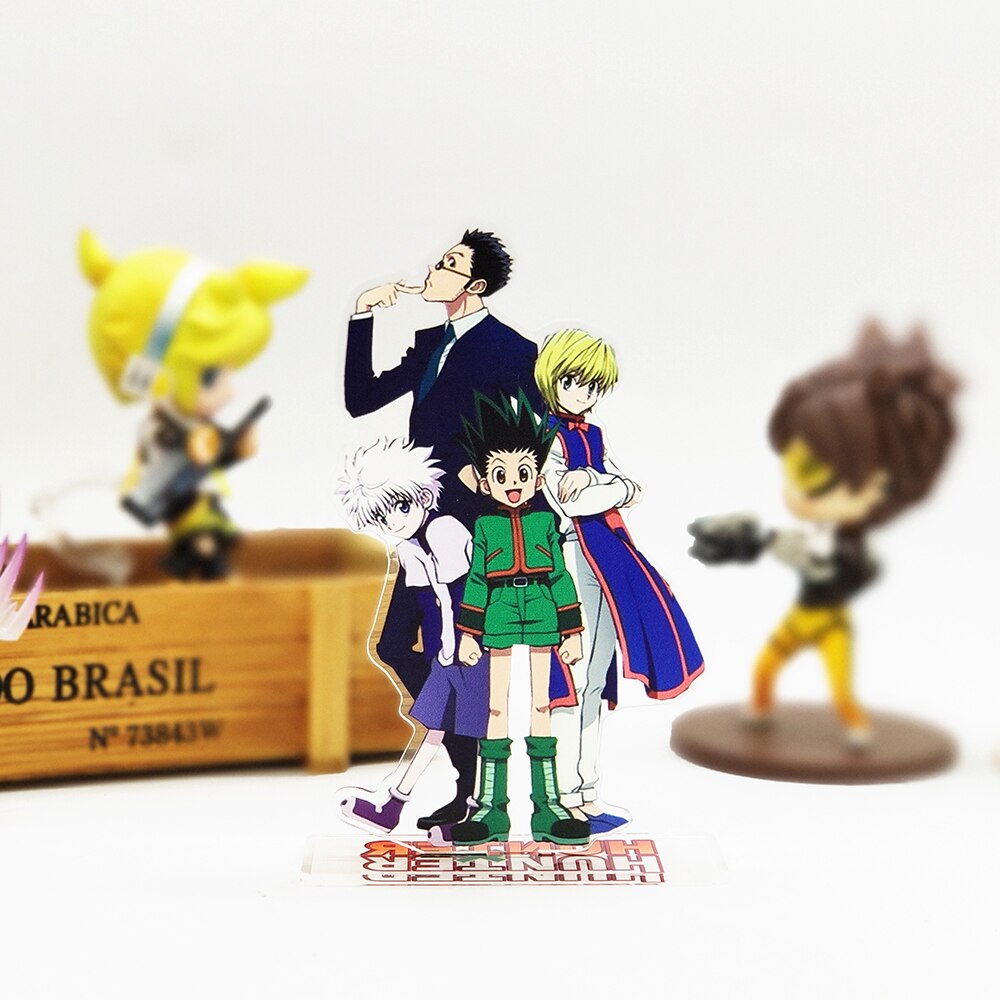HUNTER HUNTER Gon Killua Kurapika Leorio acrylic standee figurines desk decoration cake topper