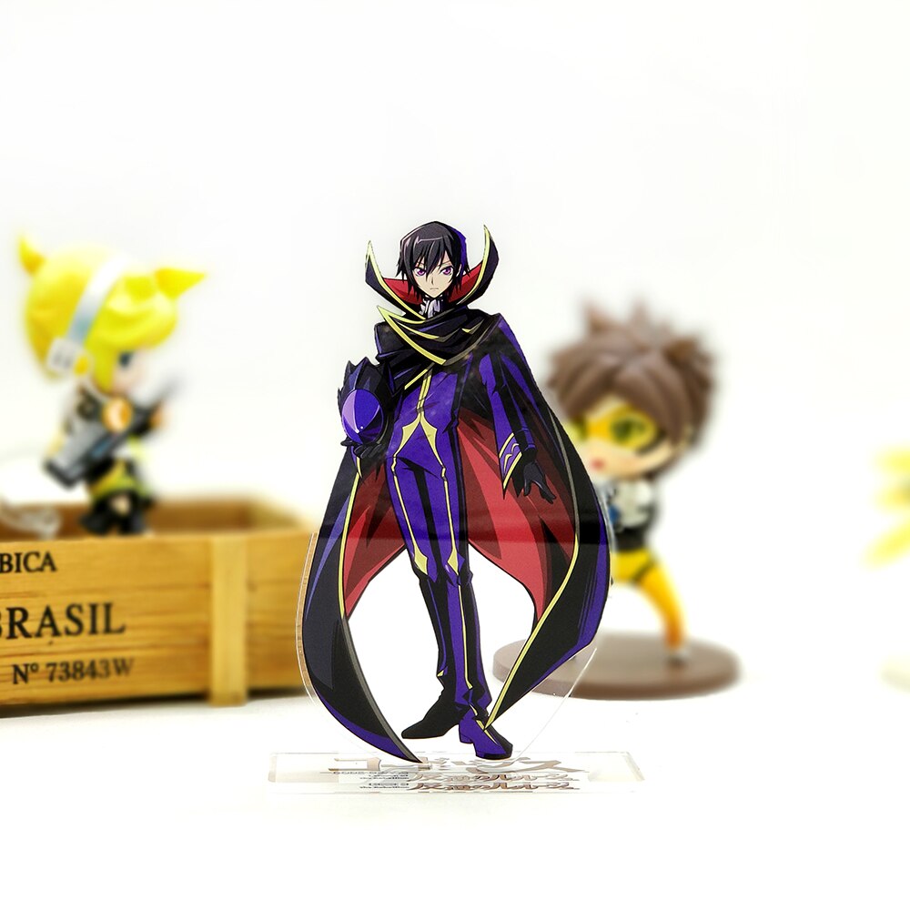 Code Geass Lelouch Lamperoug Lulu Zero Japanese cool acrylic standee figurines desk decoration cake topper anime