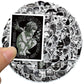 10/30/50/100PCS Black White Gothic Style Horror Thriller Graffiti Stickers For Scooter Laptop Guitar Decoration Decal Sticker F5