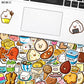 10/30/50PCS Cartoon Fruit And Vegetable Dessert Food Stickers Cute Children's Early Education DIY Toy Laptop Reward Sticker F5