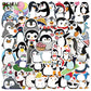 10/30/50/100PCS Cute Cartoon Penguin Animal Stickers DIY Toys Stationery Skateboard Notebook Suitcase Decals Graffiti Sticker F5