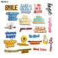 10/40PCS Cartoon Motivational Phrases Stickers Inspirational Life Quotes DIY Laptop Study Scrapbooking Graffiti Decal Sticker F5