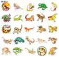 10/30/50PCS Cartoon Lizard Animal Stickers Cool Aesthetic Skateboard Laptop Motor Phone Graffiti Sticker Decals Kids DIY Toys F5