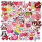 10/30/50PCS Couple Stickers Valentine's Day I LOVE YOU Phone Guiter Motorcycle Skate Bike Helmet VSCO Girl Decals Stickers F5