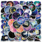 10/30/50pcs Starry Sky At Night Moonlight Stickers Art Toy DIY Kids Notebook Luggage Motorcycle Laptop Decals Graffiti Sticker