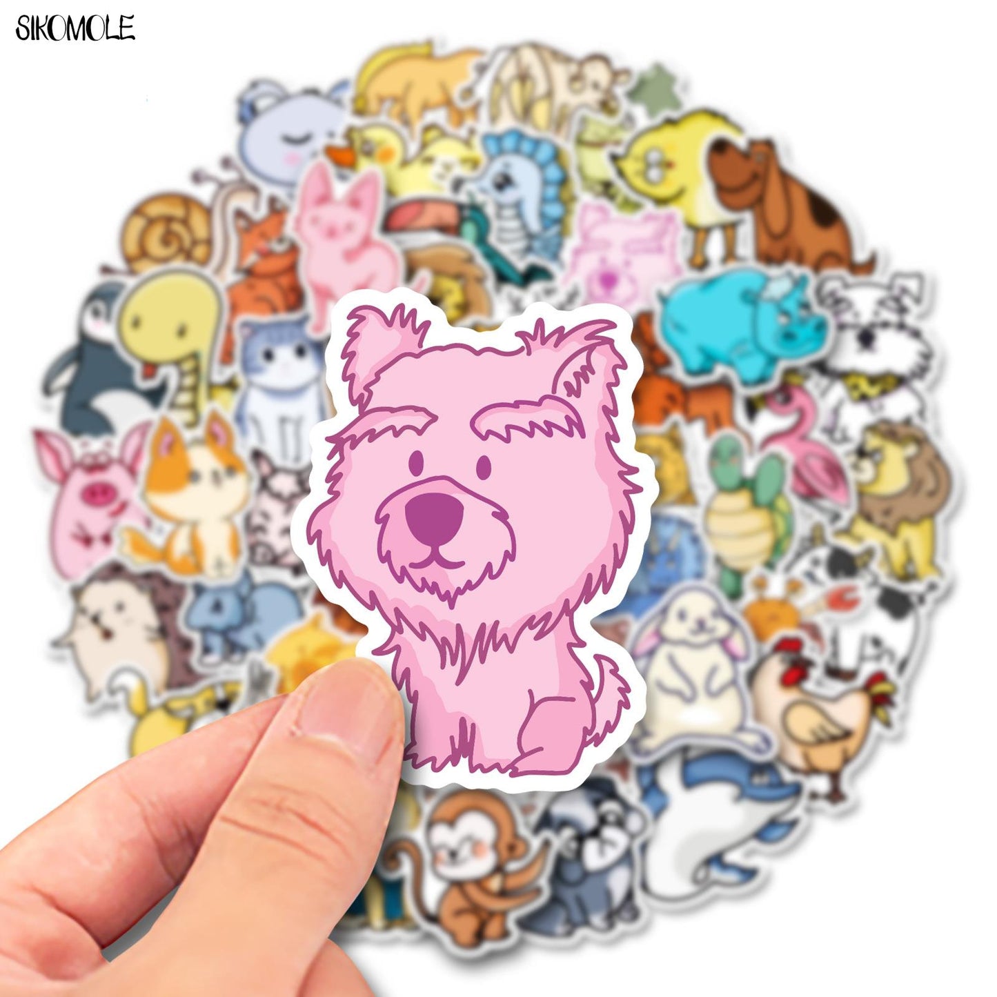 10/30/50/100PCS Cartoon Children's Cute Small Animal Stickers DIY Toy Kid Guitar Car Laptop Snowboard Decals Graffiti Sticker F5