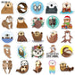 10/30/50pcs Otter Stickers Animals DIY Gift Kids Toys Laptop Suitcase Skateboard Phone Guitar Decals Graffiti Cartoon Sticker