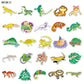 10/30/50PCS Cartoon Lizard Animal Stickers Cool Aesthetic Skateboard Laptop Motor Phone Graffiti Sticker Decals Kids DIY Toys F5