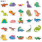 10/30/50PCS Cartoon Cute Dinosaur Stickers Graffiti Tyrannosauru Rex DIY Toy Decorative Suitcase Luggage Laptop Decal Sticker F5