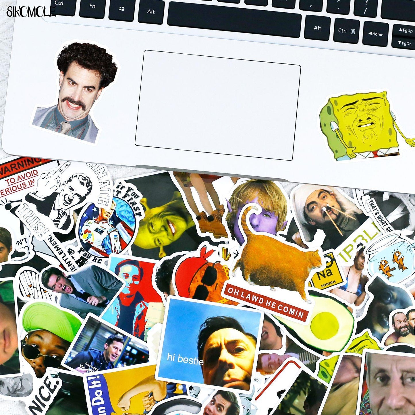 10/30/50pcs Classic Meme Stickers DIY Fridge Guitar Laptop Motorcycle Skateboard Graffiti Joke Sticker Decals Kid Toys Gift F5