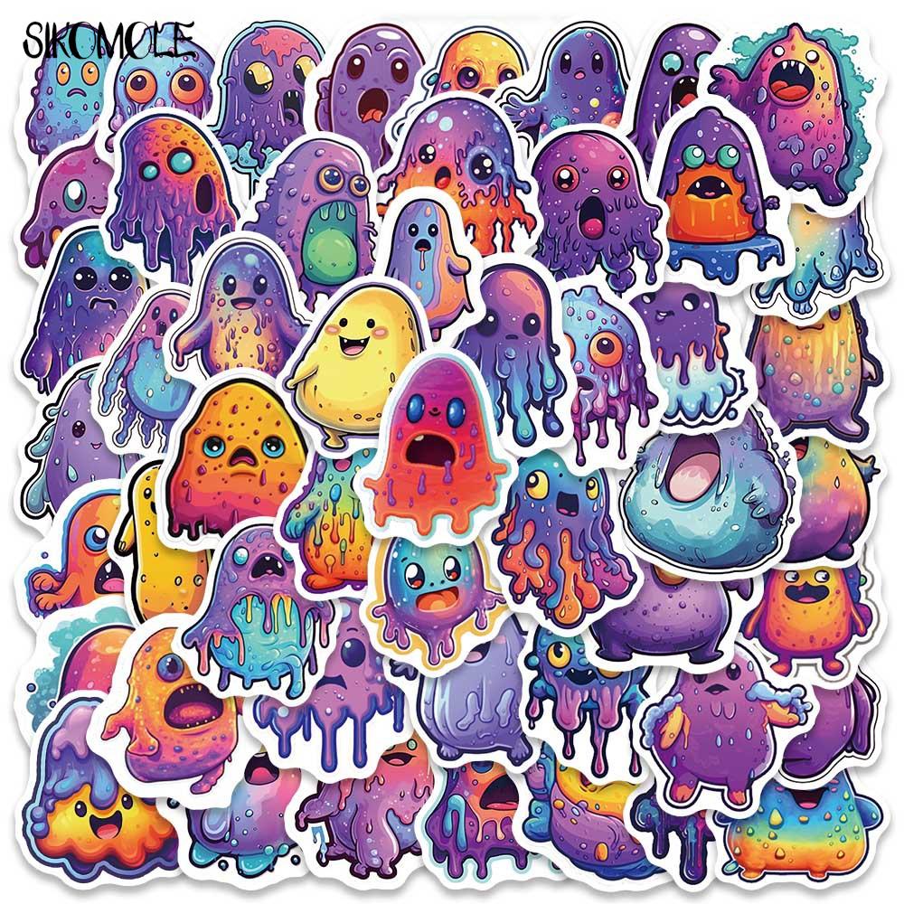 10/30/51PCS Cartoon Graffiti Style Ugly Crazy Bubble Gum Stickers For DIY Suitcase Skateboard Laptop Luggage Kids Sticker Decals