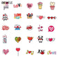 10/30/50PCS Couple Stickers Valentine's Day I LOVE YOU Phone Guiter Motorcycle Skate Bike Helmet VSCO Girl Decals Stickers F5