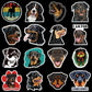 10/30/50PCS Cartoon Dog Rottweiler Stickers Animal DIY Motorcycle Car Helmet Guitar Laptop Skateboard Suitcase Decals Sticker F5