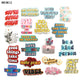 10/40PCS Cartoon Motivational Phrases Stickers Inspirational Life Quotes DIY Laptop Study Scrapbooking Graffiti Decal Sticker F5