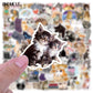 10/30/50/100PCS Kawaii Cat Stickers Cute Cartoon Animals Girl Suitcase Stationery Fridge Bottle Guitar Decal Graffiti Sticker F5