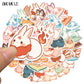 10/40PCS Cartoon Beautiful Animal Rabbit Stickers Kawaii DIY Toys Kid Laptop Luggage Skateboard Suitcase Decals Graffiti Sticker