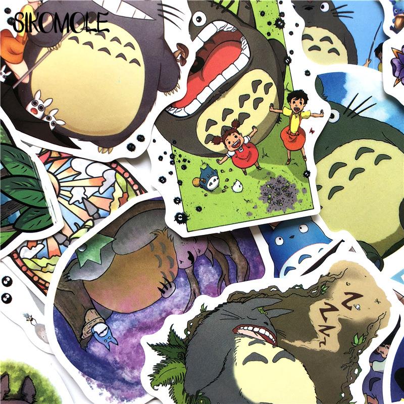 10/30/50PCS Japanese Movie My Neighbor Totoro Stickers Car Laptop Notebook Luggage Fridge Skateboard Graffiti Decal Sticker F5