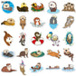 10/30/50pcs Otter Stickers Animals DIY Gift Kids Toys Laptop Suitcase Skateboard Phone Guitar Decals Graffiti Cartoon Sticker