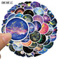 10/30/50pcs Starry Sky At Night Moonlight Stickers Art Toy DIY Kids Notebook Luggage Motorcycle Laptop Decals Graffiti Sticker