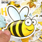 10/30/50pcs Cartoon Cute Bee Animal Sticker Insect Honey DIY Toy Laptop Guitar Phone Bottle Bike Kids Gift Decals Stickers F5