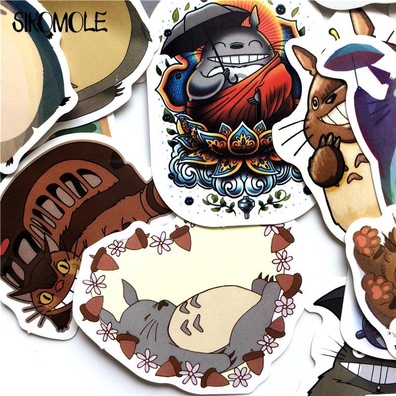 10/30/50PCS Japanese Movie My Neighbor Totoro Stickers Car Laptop Notebook Luggage Fridge Skateboard Graffiti Decal Sticker F5