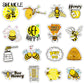 10/30/50pcs Cartoon Cute Bee Animal Sticker Insect Honey DIY Toy Laptop Guitar Phone Bottle Bike Kids Gift Decals Stickers F5