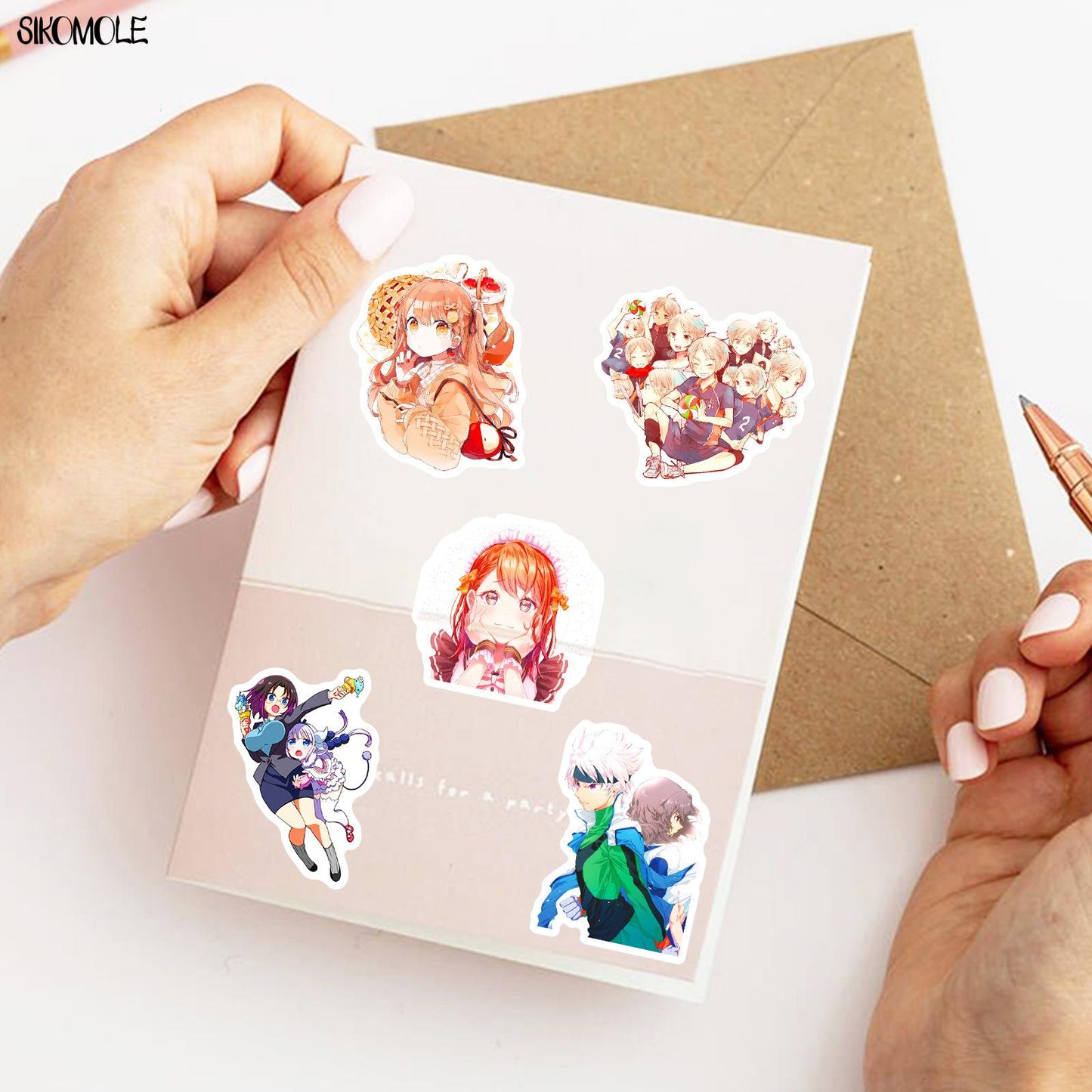 10/30/50pcs Anime Cartoon Character Animation Stickers Graffiti Laptop Luggage Skateboard Guitar Kid Toys Gift Decals Sticker F5