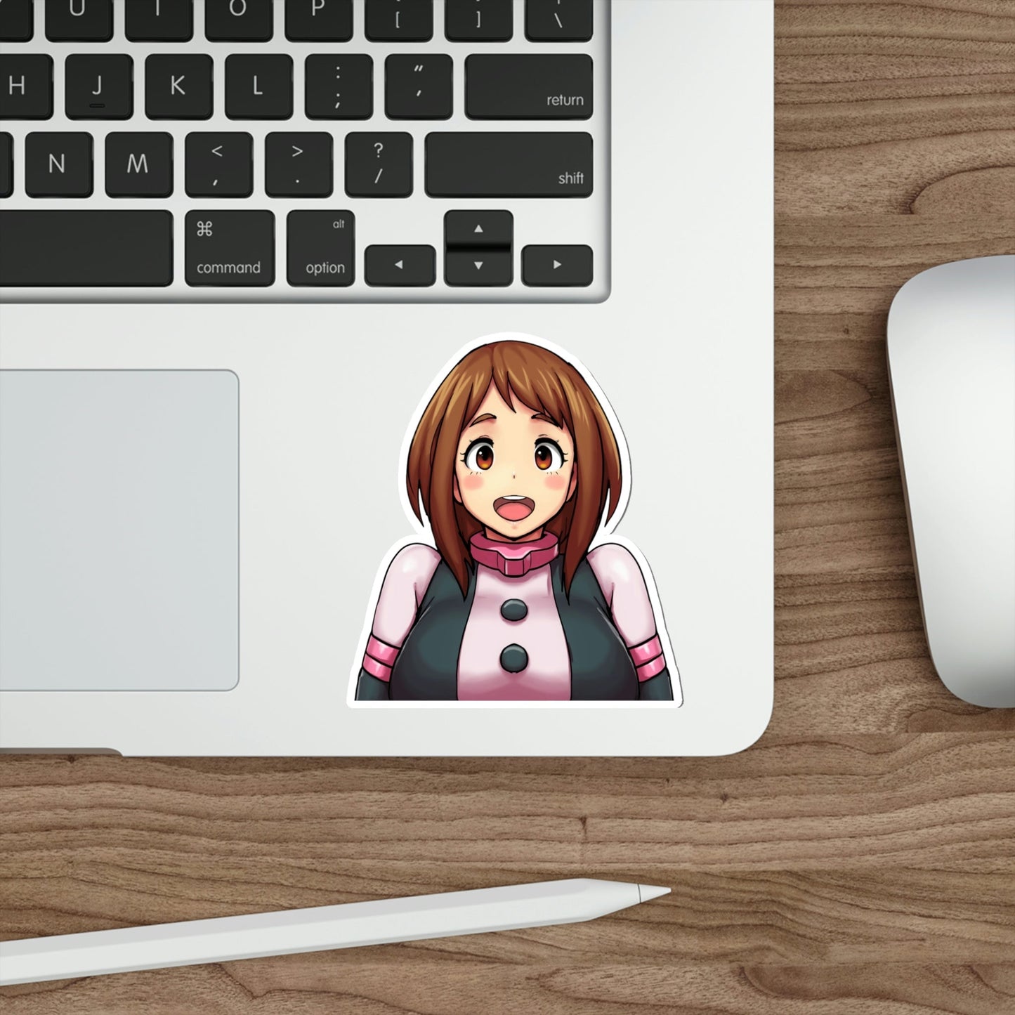 Cute Ochako My Hero Academia Peeker Waterproof Sticker - Weatherproof Vinyl Car Decal