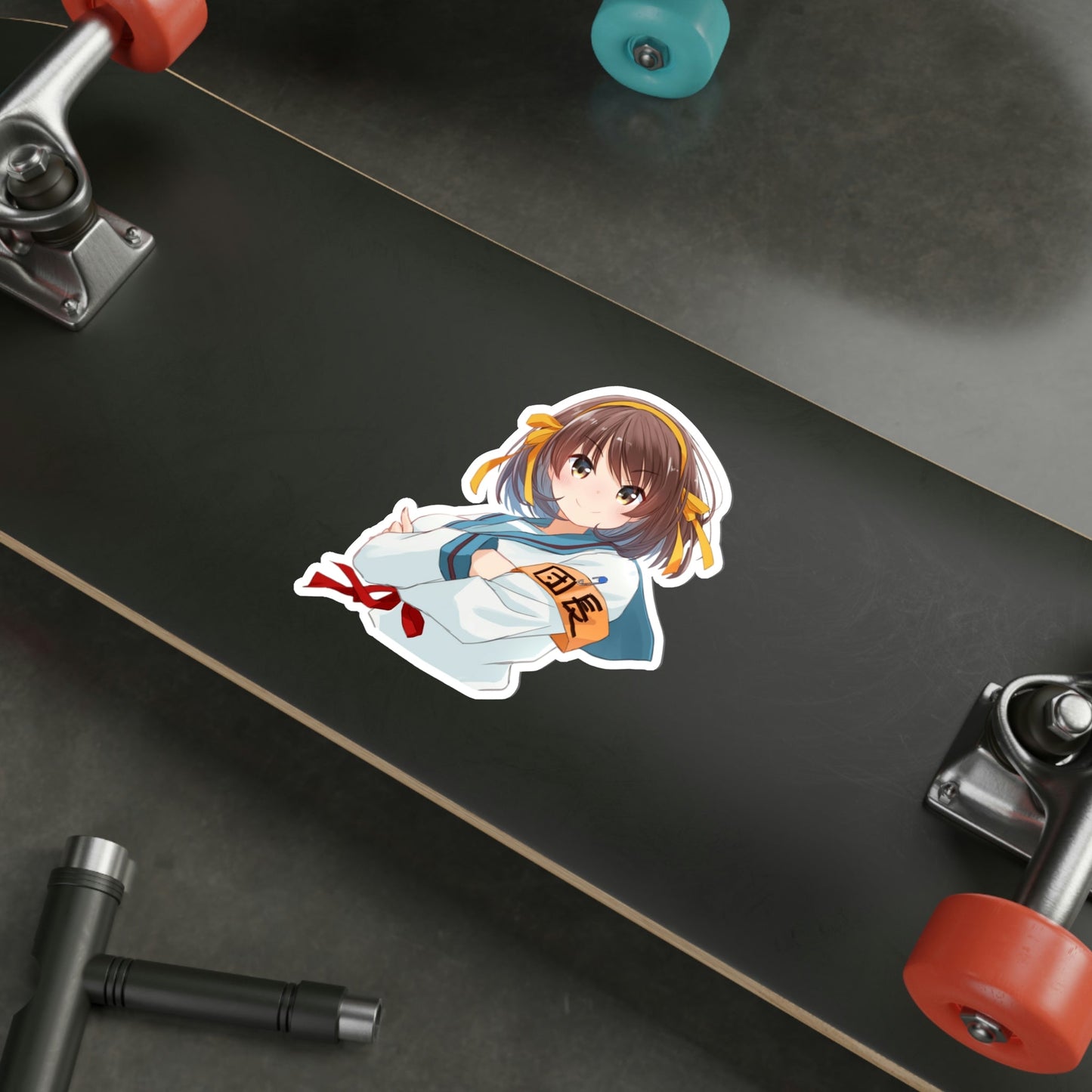 Haruhi Suzumiya Peeker Waterproof Sticker - Weatherproof Vinyl Car Decal