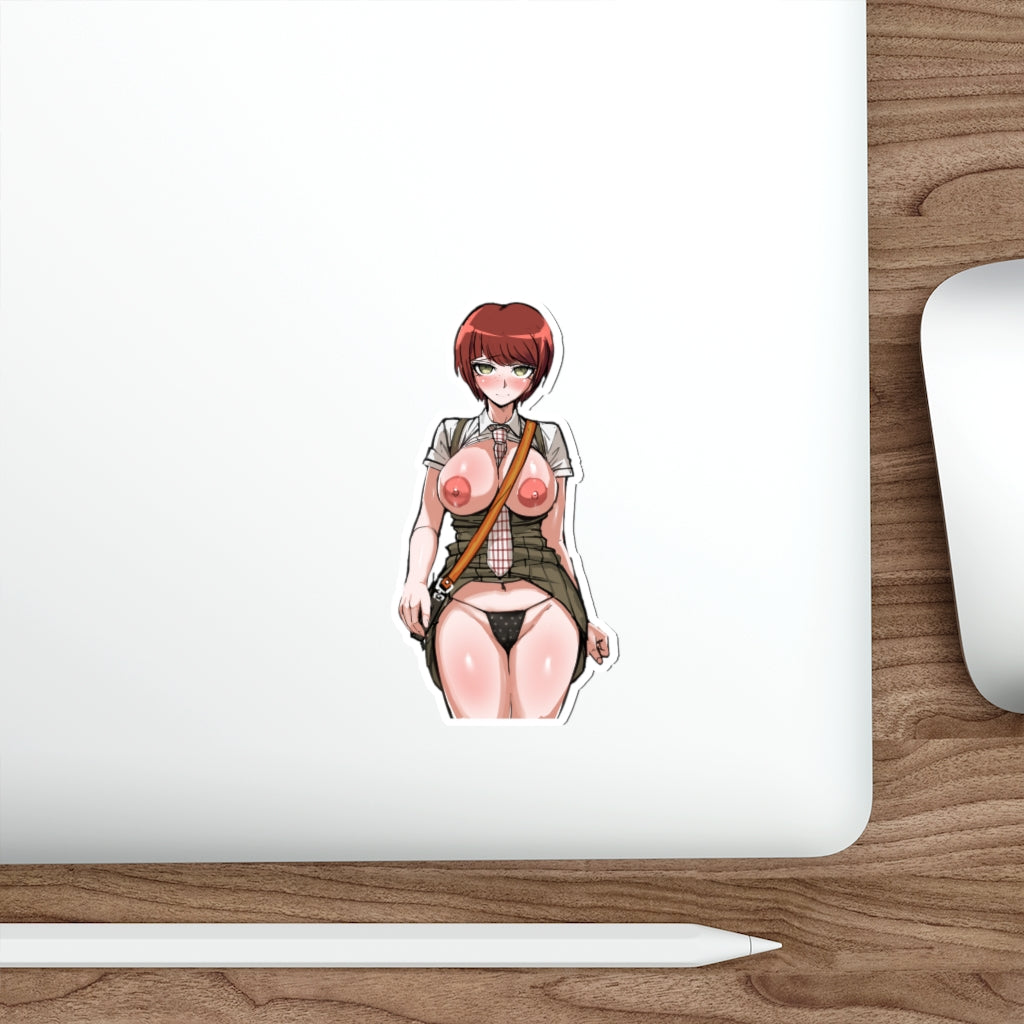 Danganronpa Koizumi Mahiru Big Nipples Waterproof Sticker - Ecchi Vinyl Decal