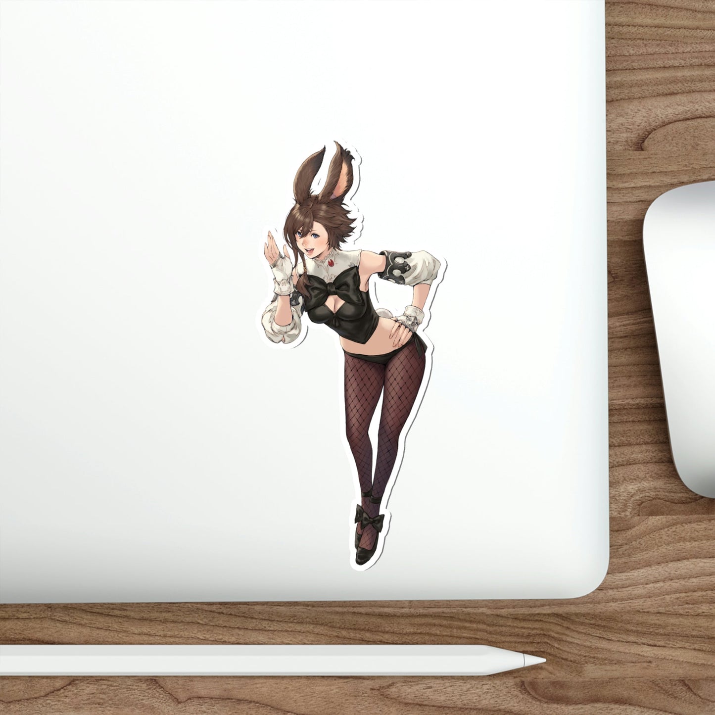 Sexy Viera Bunny Girl Final Fantasy 14 Waterproof Sticker - Weatherproof Vinyl Car Decal