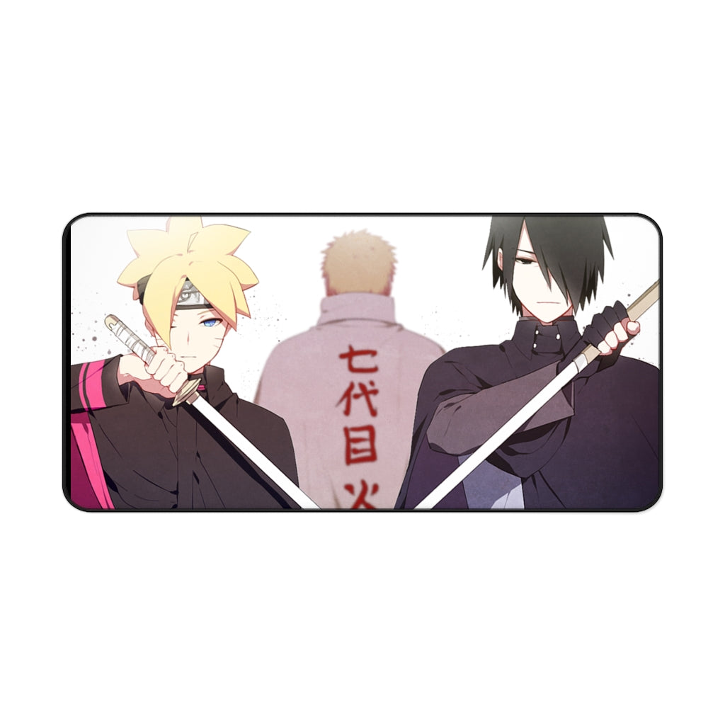 Boruto , Naruto & Sasuke Large Naruto Computer Mouse Pad / Desk Mat - The Mouse Pads Ninja Home Decor