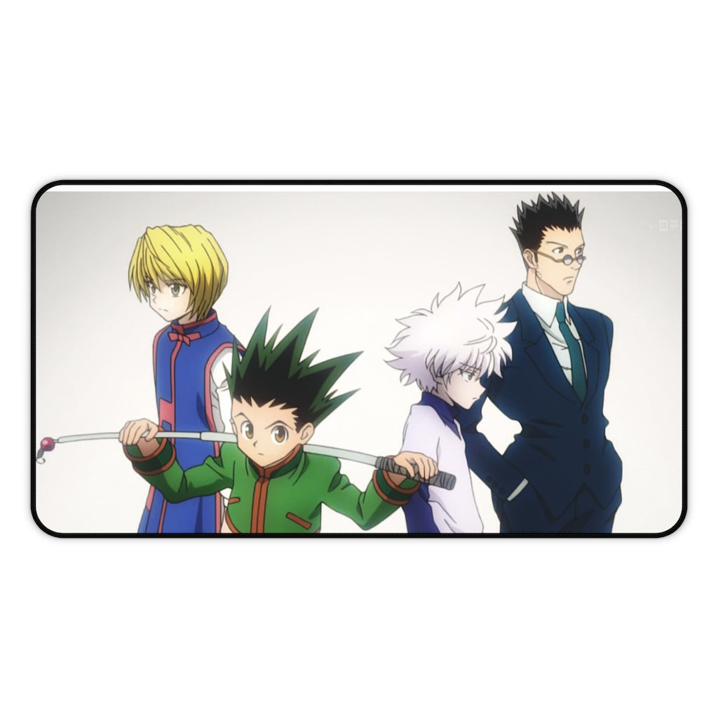 Hunter X Hunter anime Mouse Pad /Desk Mat - Gon , Killua , Kurapica , Leorio - The Mouse Pads Ninja 12" × 22" Home Decor