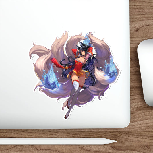 Ahri League of Legends Power Waterproof Sticker - Ecchi Vinyl Decal