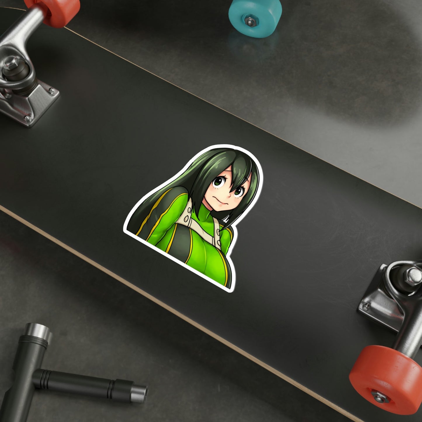 Cute Froppy My Hero Academia Peeker Waterproof Sticker - Weatherproof Vinyl Car Decal