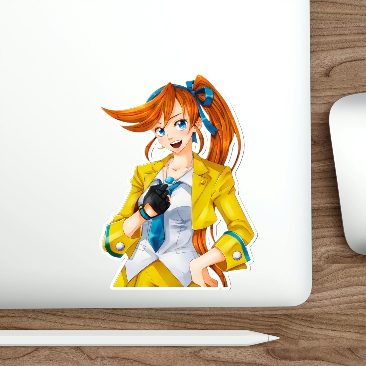 Ace Attorney Athena Cykes Waifu Waterproof Sticker - Weatherproof Vinyl Car Decal