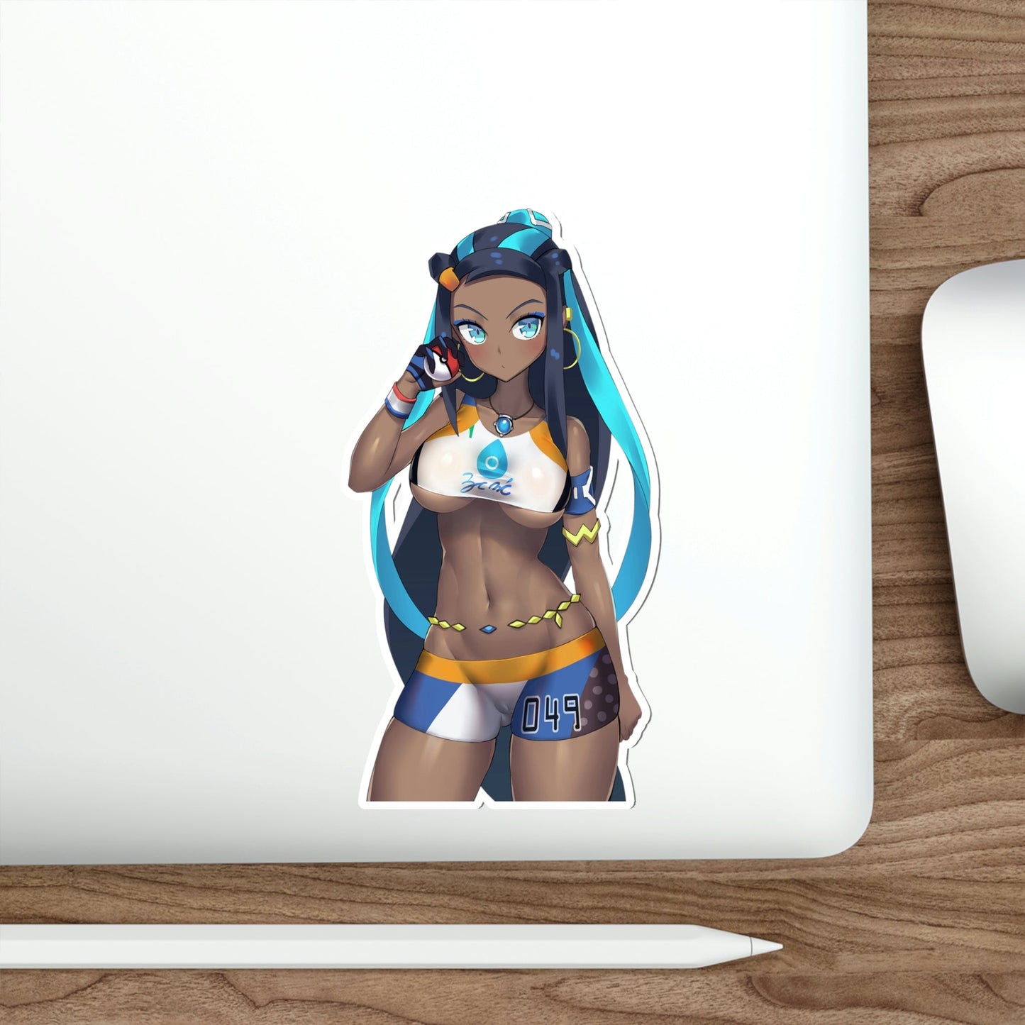 Sexy Nessa Pokemon Waterproof Sticker - Weatherproof Vinyl Car Decal