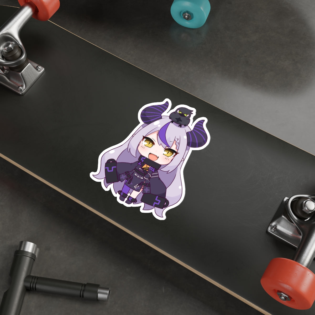 Chibi La Darknesss Hololive Waterproof Sticker - Weatherproof Vinyl Car Decal