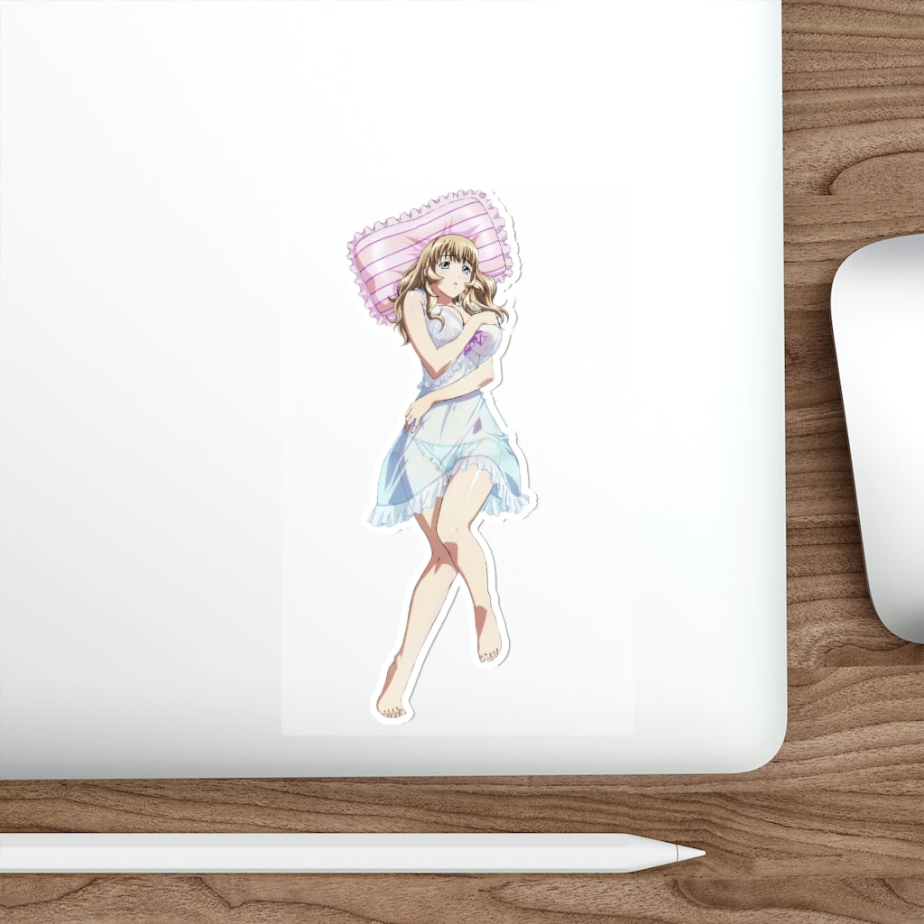 Ikkitousen Sexy Night Gown Chuubou Sonken Waterproof Sticker - Ecchi Vinyl Decal