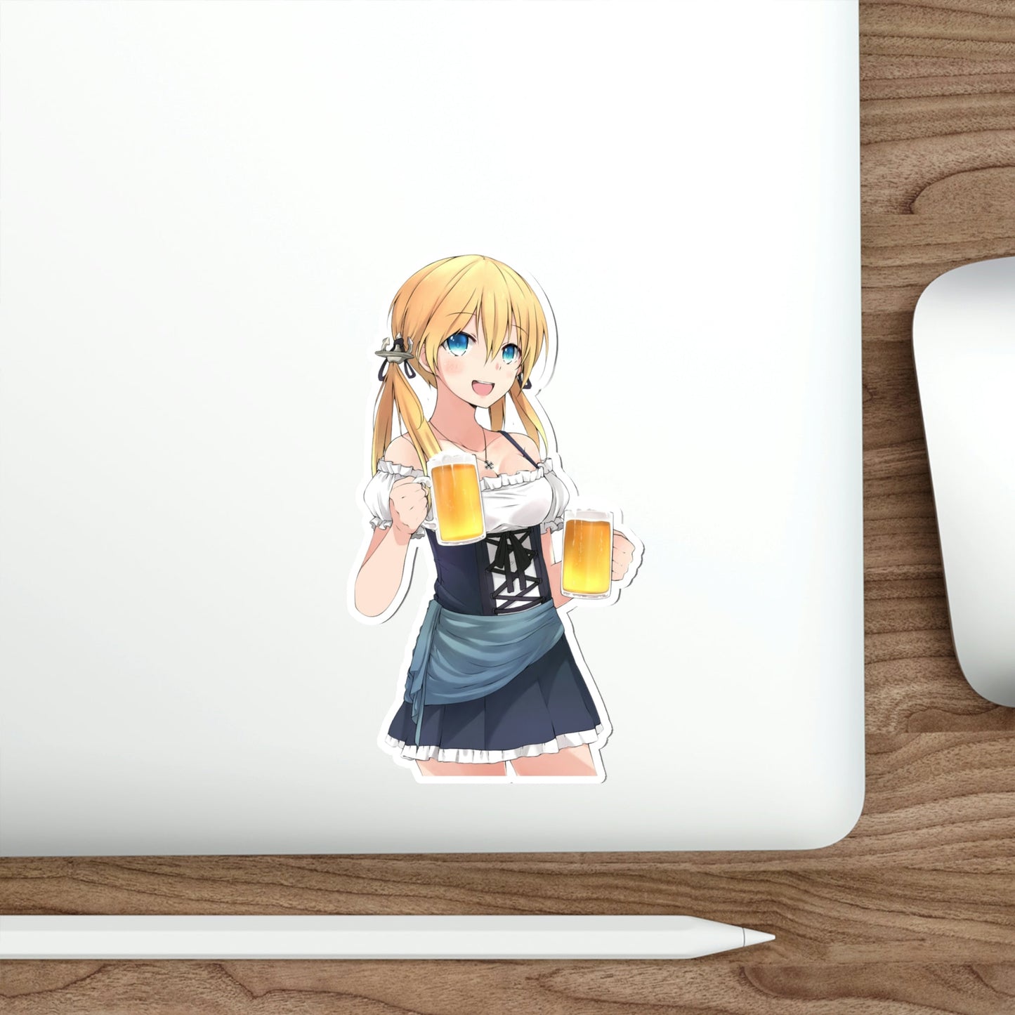 Oktoberfest Beers Prinz Eugen Kancolle Kantai Collection Sticker - Kawaii Waterproof Decal