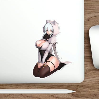 Lost Ark Neko Waifu Waterproof Sticker - Weatherproof Vinyl Car Decal