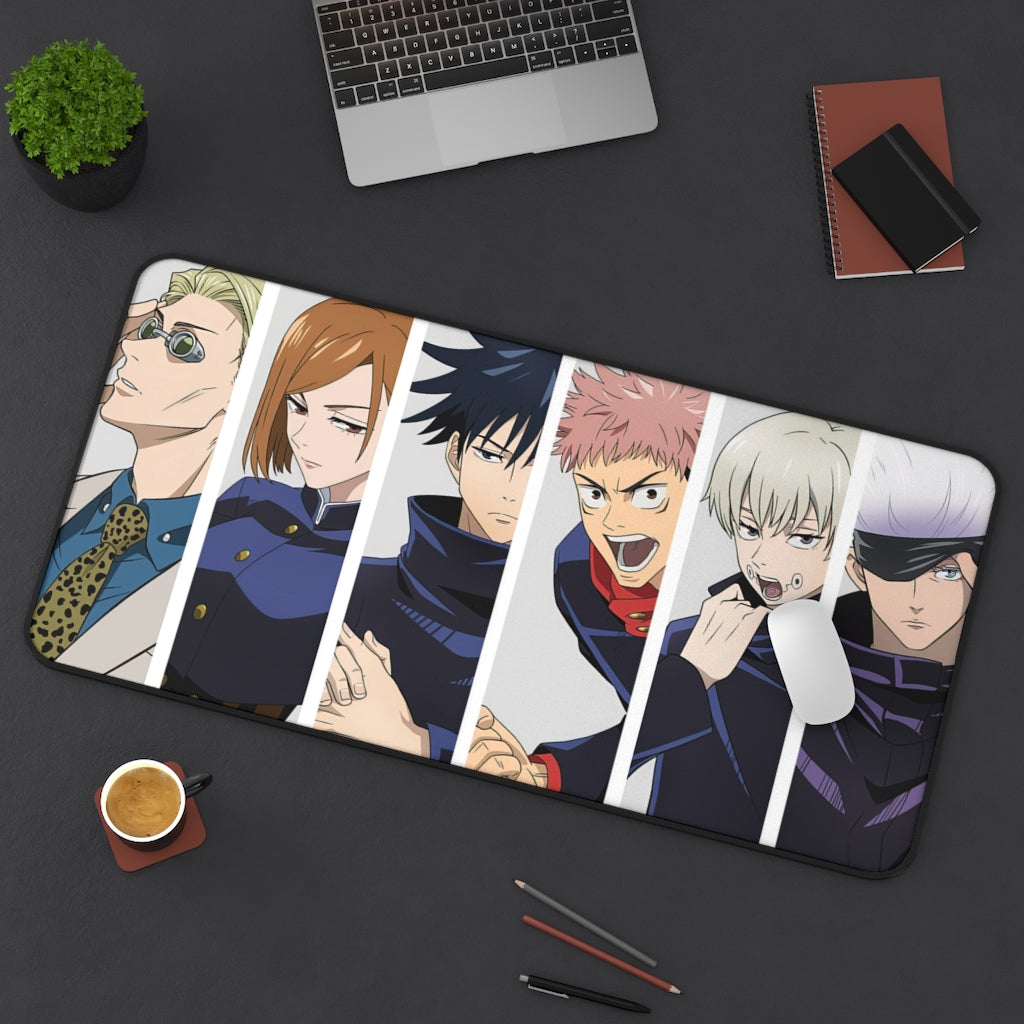 Jujutsu Kaisen Large Mouse pad / Desk mat - Legendary Characters - The Mouse Pads Ninja 31" × 15.5" Home Decor