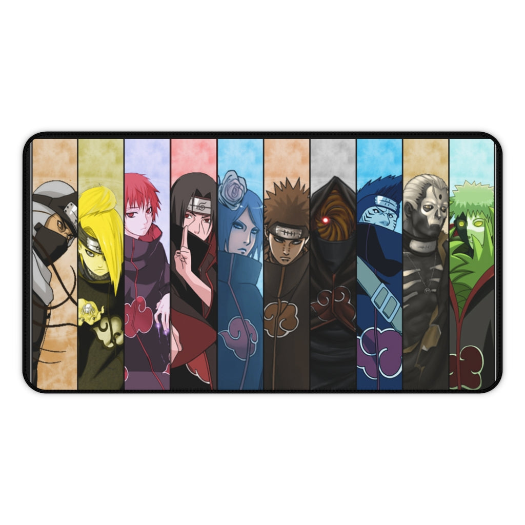 Akatsuki Squad - Naruto Computer Mouse Pad / Desk Mat - The Mouse Pads Ninja 12" × 22" Home Decor