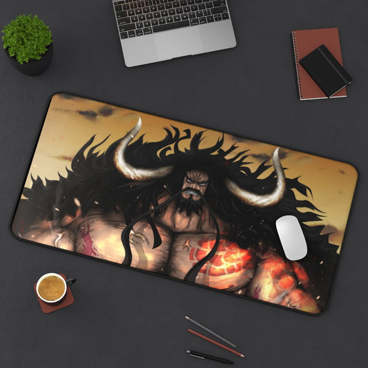 Kaido - One Piece Non-Slip Mouse Pad / Desk Mat - The Mouse Pads Ninja 31" × 15.5" Home Decor