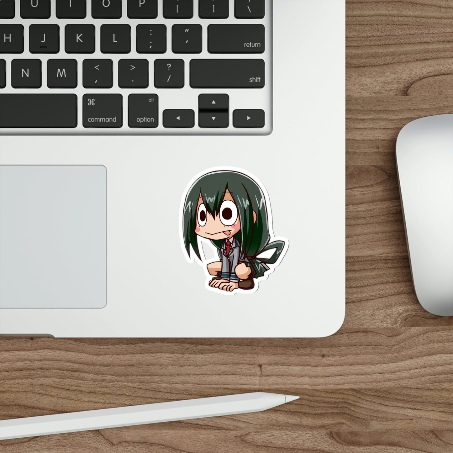 Chibi Asui Tsuyu My Hero Academia MHA Waterproof Sticker - Weatherproof Vinyl Car Decal