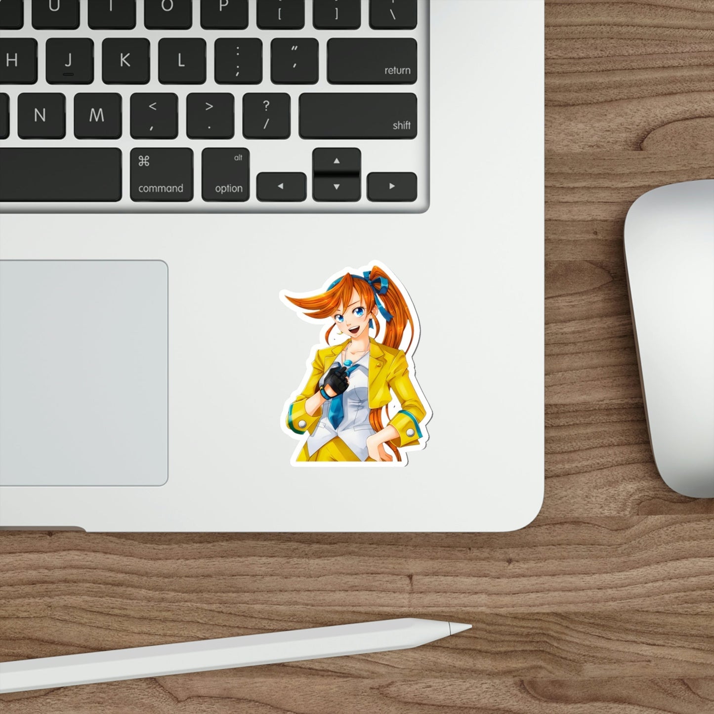 Ace Attorney Athena Cykes Waifu Waterproof Sticker - Weatherproof Vinyl Car Decal