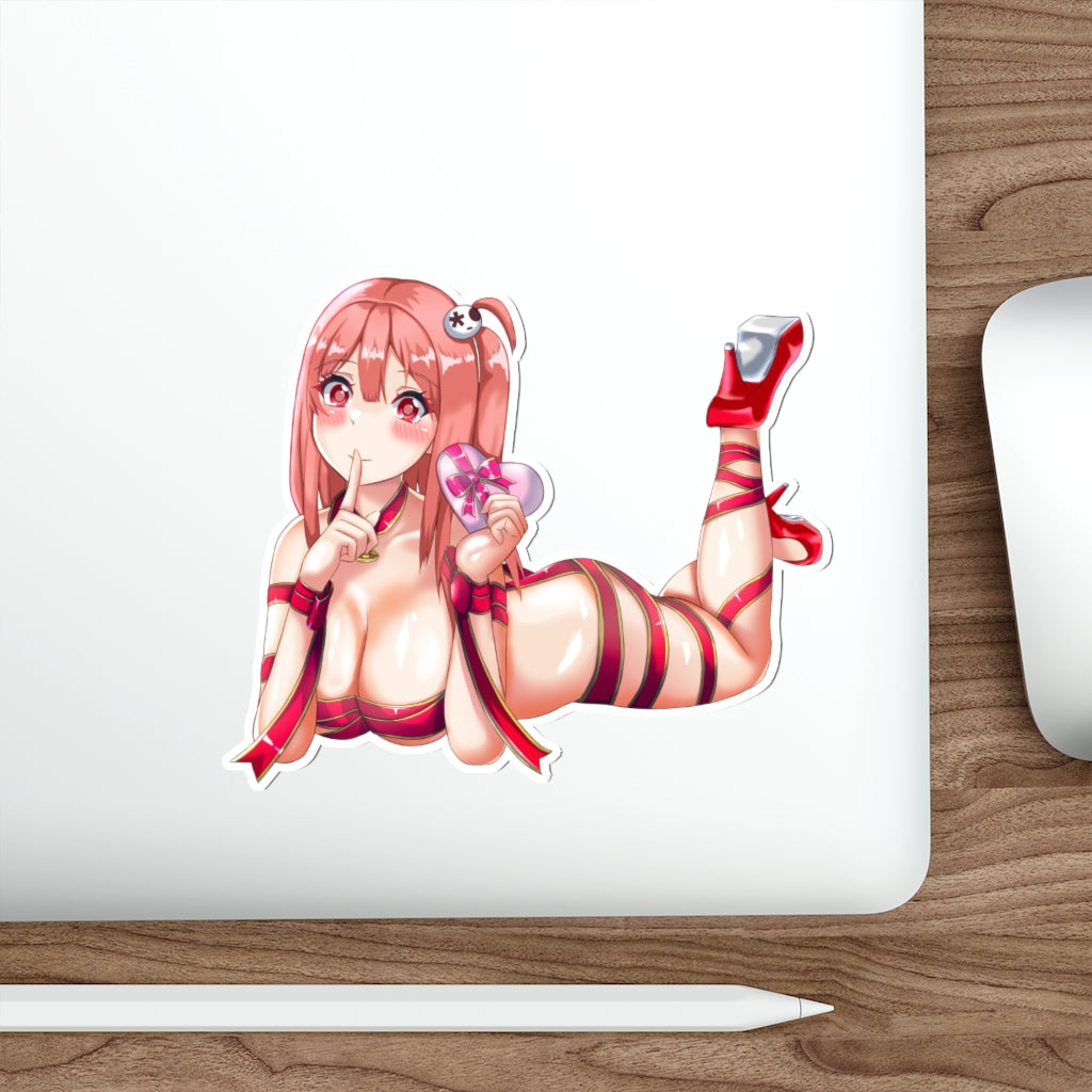 Honoka DOA Sexy Present Waterproof Sticker - Ecchi Vinyl Decal