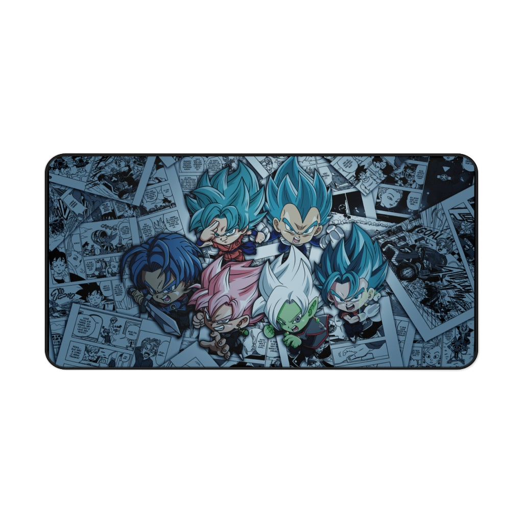 Dragon Ball Anime Mouse pad /Desk Mat - Super saiyan blue and zamasu - The Mouse Pads Ninja Home Decor