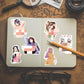 50pcs Kawai anime Decal Stickers | beauty girl Waifu stickers Decal Stickers | For  suitcase laptop Car Truck Waterproof Car stickers